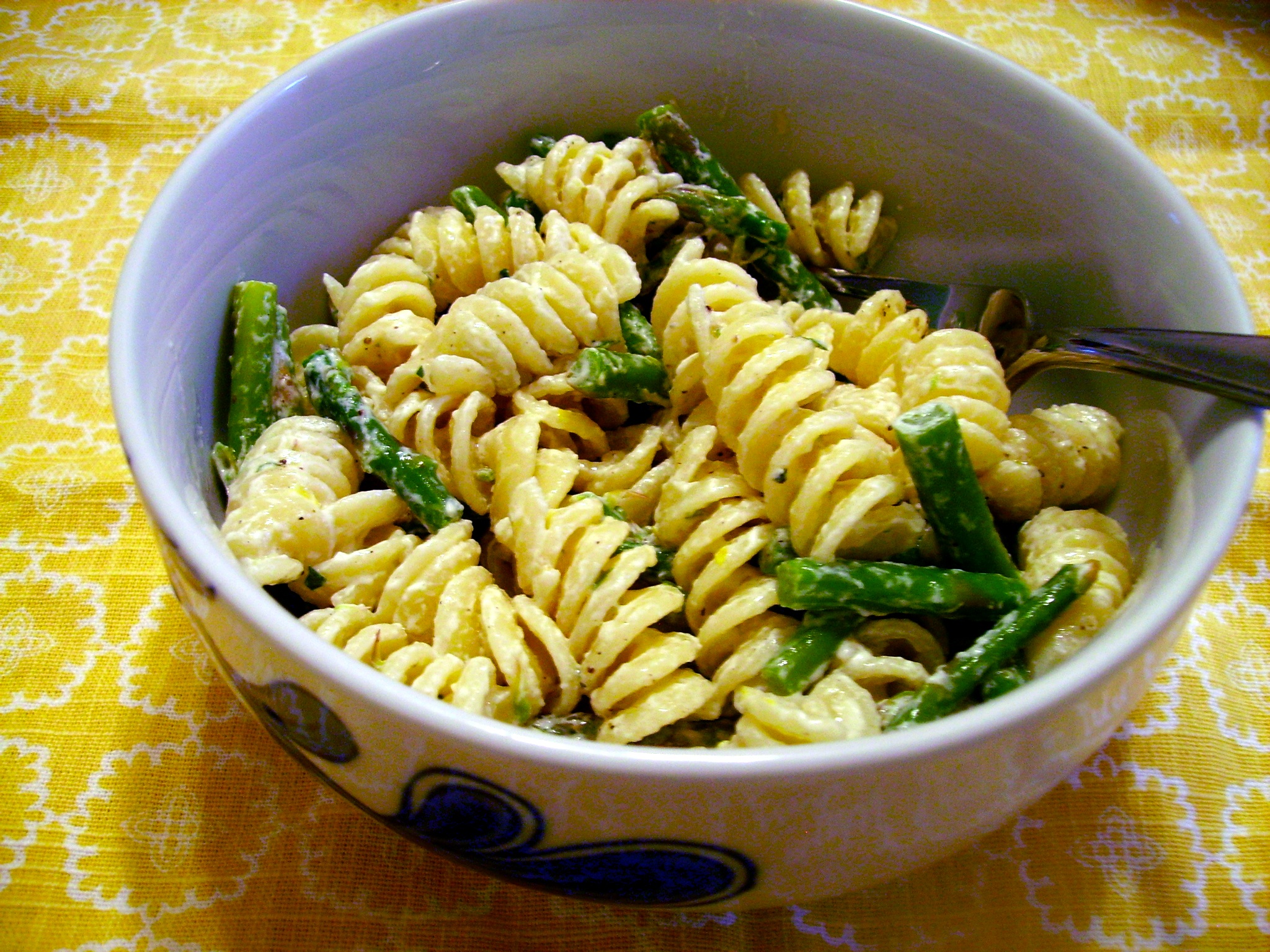 Rotini with Asparagus and Goat Cheese – Savored Grace