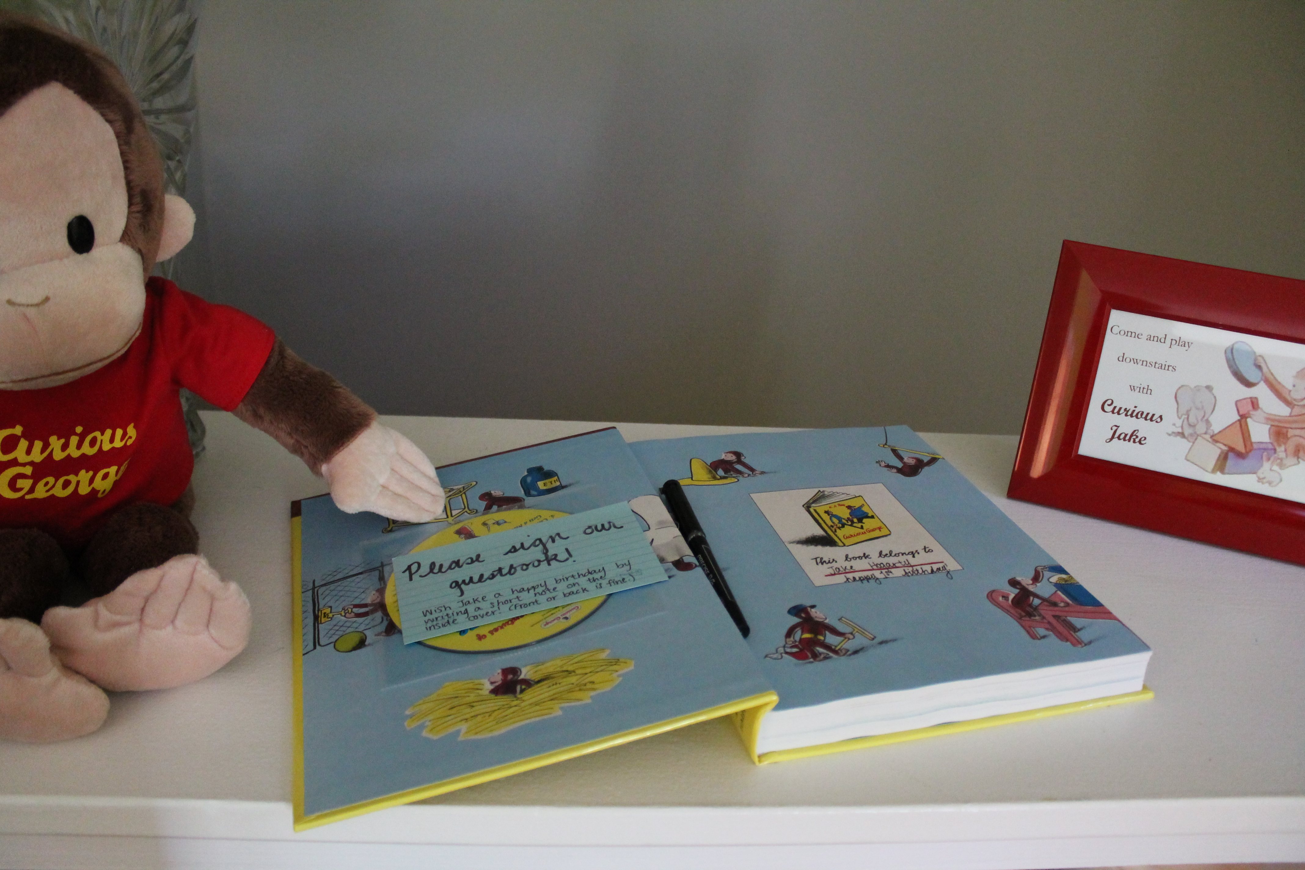 Curious George Guestbook