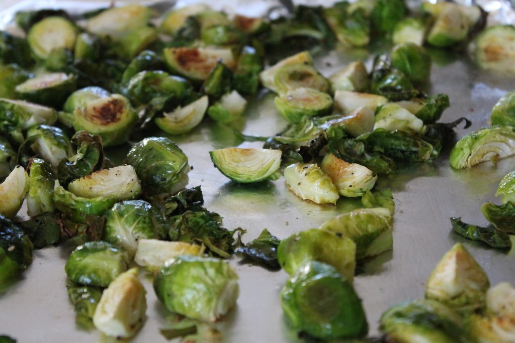 Maple Roasted Brussels Sprouts with Hazelnuts – Savored Grace