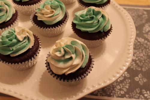Baby Guinness Cupcakes