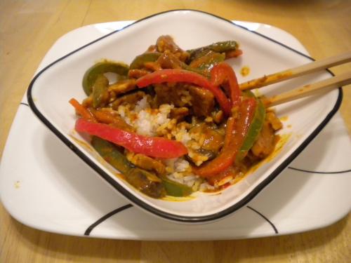 Thai Red Curry with Tempeh