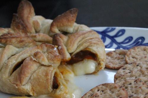 Baked Brie with Pumpkin Butter