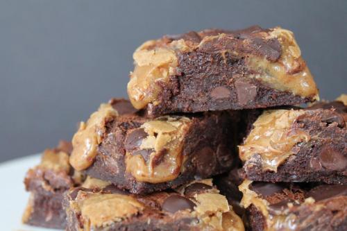 Cookie Butter Truffle Brownies