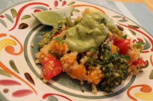 Quinoa with Butternut and Broccolini