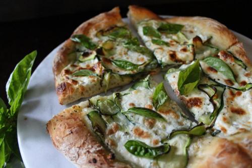 The Zucchini Anchovy Pizza