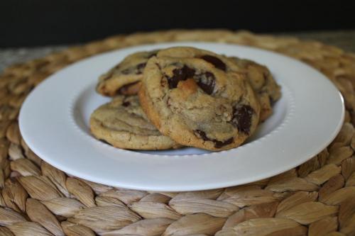 Bourbon Brown Butter Chocolate Chip Cookies