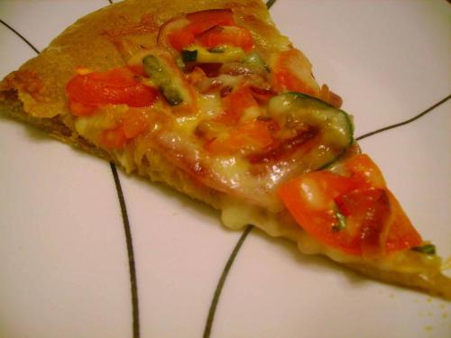 Veggie and Fontina Pizza