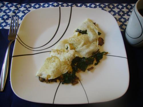 Egg White Veggie Omelet